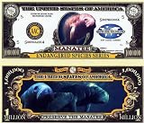Set of 10 Bills-Endangered Manatee Million Dollar Bill