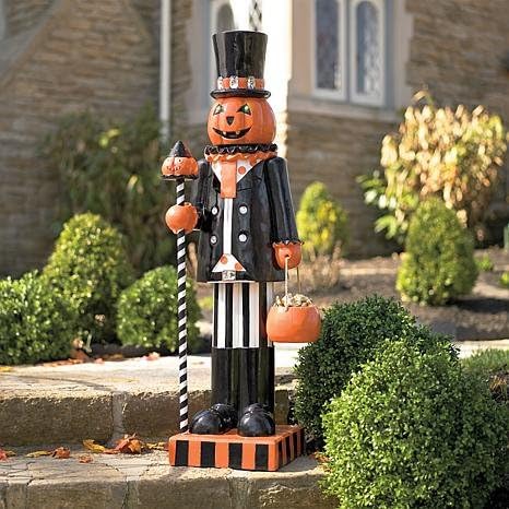 Grandin Road 4' LED Pumpkin Man