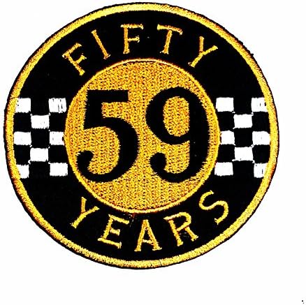 59 Fifty Yeas Biker Logo Jacket Patch for Collection with Free Shipping By Botan