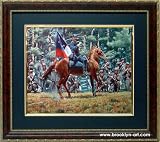 Stonewall Jackson Display By Mort Kustler Framed & Matted