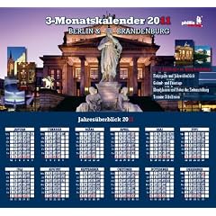 3-Monatskalender Berlin-Brandenburg 2010: Praktischer Monatsplaner mit landesspezifischen Kalendarium