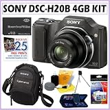 Sony Cyber-shot DSC-H20 10.1MP Digital Camera + 4GB Accessory Kit