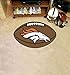 FANMATS 5719 Denver Broncos Football Rug - 20.5in. x 32.5in. | Sports Fan Home Decor Rug and Tailgating Mat