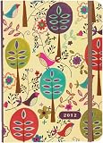 2012 Folk Art Birds Compact Engagement Calendar (Weekly Planner) (Diary)