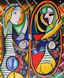 Art Reproduction Oil Painting Party Girls Classic 20 X 24 - Hand Painted Canvas Ar