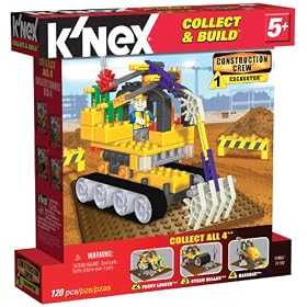 Tomy K'nex Construction Series Excavator Construction Toy