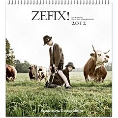 Zefix! Wandkalender 2012: Der bayrische Fluch- und Schimpfkalender