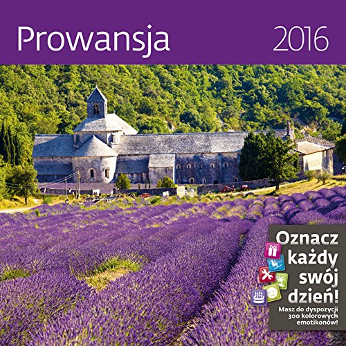Provance Wall Calendar 2016 - Lavender Calendar - Provence France Calendar - Flower Calendar By Helma