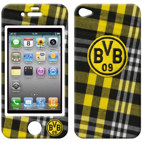 J-Straps Borussia Dortmund Design Schutzfolie f&uuml;r Apple iPhone 4/4S Preisvergleich