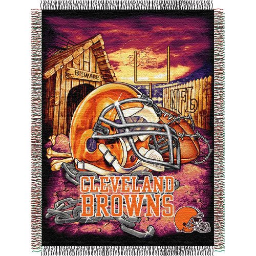 Cleveland Browns NFL Woven Tapestry Throw (Home Field Advantage) (48x60