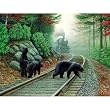 Bear Tracks 500pc Jigsaw Puzzle by Dan Christ