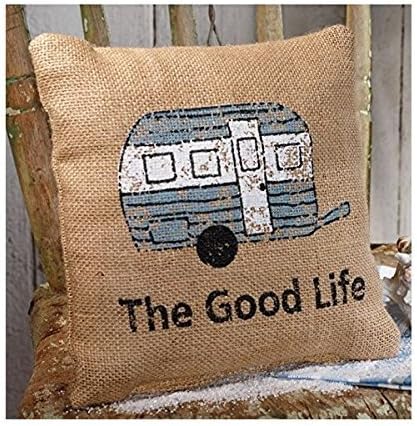 seamlesswood The Good Life Square Custom Throw Pillow Case Personalized Cushion Cover Pillowcase Pillow Cover 16x16inch