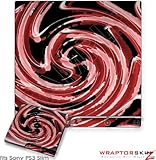 Sony PS3 Slim Skin - Alecias Swirl 02 Red
