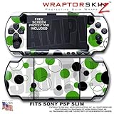 Lots of Dots Green on White WraptorSkinz Skin and Screen Protector Kit fits ....