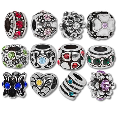 Timeline Trinketts Birthstone Beads and Charms for Pandora Bracelets