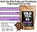 Hibiscus Mint Loose Leaf Tea, Wild Tea #3, Premium Herbal Tea (1 ounce)