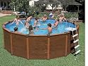 Intex 16x8x49" Sequoia Spirit Wood Grain Pool Set