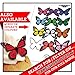 Cakeshop 12 x PRE-CUT Light Pink Edible Butterfly Cake Toppers