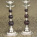 Godinger VENETIAN CANDLESTICK PR. AMBER