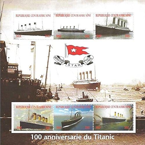 2012 Titanic Anniversary - 6 Stamp Mint Sheet - 3H-295