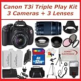 Canon EOS Rebel T3i (600d) SLR Digital Camera Bodies w/ 3x Canon 75-300mm L ....