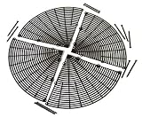Produkt-Bild: reer 8305.3 - Pflanzentopfgitter Maxi, braun