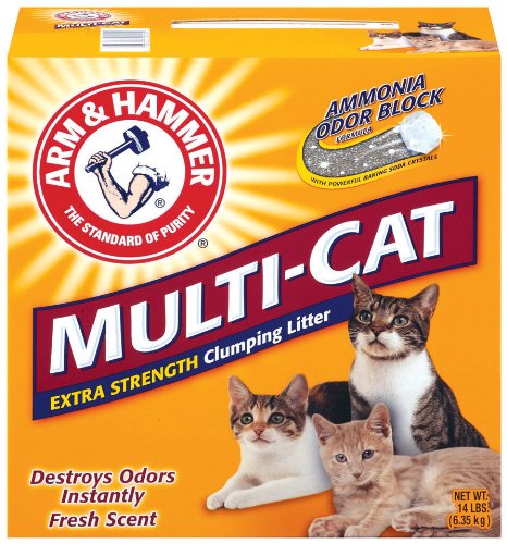 Arm & Hammer Multi-Cat Strength Clumping Litter, 14-Pound