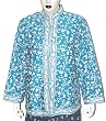 Womens Jacket Wool Fabric Hand Embroidery Evening Dress Handmade in Kashmir Size 14 (jkt331)
