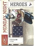 Steve Slaton 2009 Donruss Classics Monday Night Heroes Jersey Card #23 113/299 Houston Texans