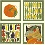 Frank Lloyd Wright Art Glass Design Set of 4 Stone Coasters