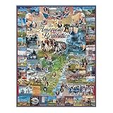 The American Revolution Historical Educational 1000 Piece Jigsaw Puzzle by White Mountain
