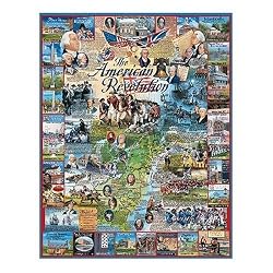 The American Revolution Historical Educational 1000 Piece Jigsaw Puzzle by White Mountain