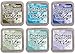 Tim Holtz Distress Oxide Ink Pads - 2018 Release - Cool Tones - 6 Ink Pad Set