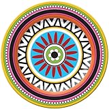 French Bull 8-Inch Melamine Plate, Sunshine Wheel