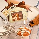 Baby Keepsake: Bun in the Oven cinnamon bun candle favors