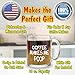 Coffee Makes Me Poop - Funny Glass Coffee Mug - Makes a Great Gag Gift Under $15!