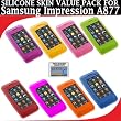 Silicone Skin 8 pc. Value Pack for your Samsung Impression A877 (Blue, Hot Pink, Light Pink, Green, Orange, Purple, Red, Yellow) Bonus DBRoth Microfiber Cleaning Cloth Included