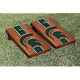 Michigan State Spartans Rosewood Cornhole Game Set