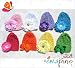 Ema Jane - 16 Pack (8 Hats + 8 Hair Accessories) of Super Soft 'Ema Jane' Crochet Baby Beanie Waffle Hats with Ema Jane Baby Hair Accessories (Flowers and Bows)