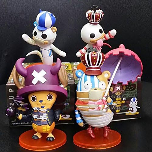 Japan Anime One Piece Tony Tony Chopper PVC Action Figure Toys Dolls 4pcs/set OPFG240