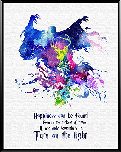 Aprilskys Workshop 13X19" Lord Voldemort and Deer Harry Potter Canvas Painting Print Boys Room Girls Room Kids Décor Nursery Decor Art Print Wall Decor Room Deco Art Gift A1011