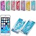 Yoption Transparent Plastic 3D Glitter Quicksand and Heart Liquid Case for Apple iPhone 6 4.7
