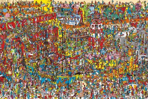 Jumbo 17248 - Wo ist Walter? - Where's Wally? - Spielzeugland - Familienpuzzle, 615 Teile