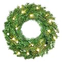 Philips Battery Operated LED Pine Wreath - 24"