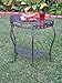 Buy at low price Santa Fe Iron Half Moon Table (Matte Brown) (30