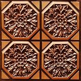 Discounted Tin Like Antique Copper Ceiling Tile Ul Rated Can Be Glue on Clean Smooth Flath Surface, Also Can Glued Over Secure Popcorn Ceiling #108 P.v.c 24