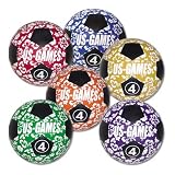 US Games Size 4 Hawaiian Soccerballs Set of 6