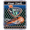 WNBA Triple Woven Jacquard Throw - New York Liberty