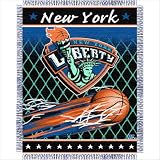 New York Liberty 48x60 WNBA Triple Woven Jacquard Throw