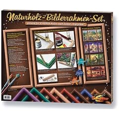 Schipper 605000510 - Malen nach Zahlen - 3 Naturholzrahmen f�r Triptychon